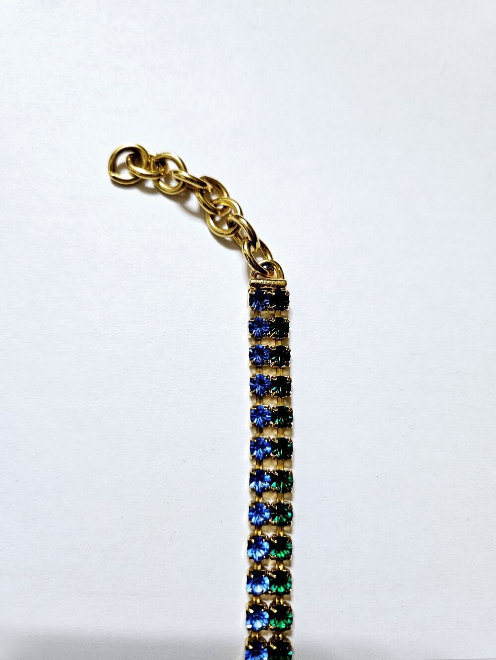 Vintage © Monet Double-Strand Rhinestone Choker Necklace - Picture 6 of 10